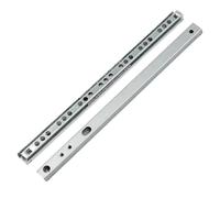 Guide for cassetti in acciaio con cuscinetti a sfera da 2 pezzi for hardware for mobili, armadietti for tastiere(406MM 16inch)