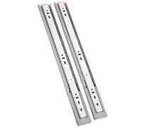 Guide for cassetti in acciaio laminato a freddo | Argento 10-18 pollici 4 pezzi for mobili da cucina camera da letto(14inch)