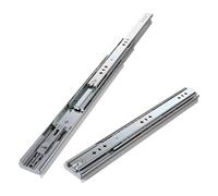 Guide for cassetti in metallo laminato a freddo | Guide for cassetti con cuscinetti a sfera completamente estensibili, con chiusura ammortizzata(250mm(10inch))