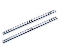 Guide for cassetti pieghevoli in acciaio laminato a freddo | 2 pezzi 182-450 mm for mobiletto: cucina, bagno, camera da letto, ufficio(214mm)