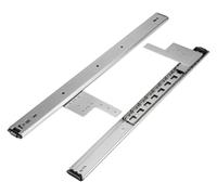 Guide for cassetti pieghevoli in acciaio laminato a freddo | Guida ad estensione completa pieghevole nascosta da 35-55 cm for risparmiare spazio for mobili guardaroba(Length 45cm)
