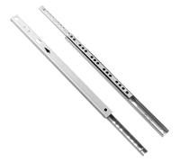 Guide for cassetti pieghevoli in lamiera placcata a freddo | Dimensioni multiple 17 mm di larghezza 182-500 mm for mobili con cassetti(278mm 11in)