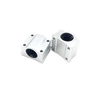 Guide lineari, guida di scorrimento lineare e slit 4 pezzi SCS25UU parti di cuscinetti a sfera for movimento lineare boccola del blocco di scorrimento for parti di guida for albero lineare da 25 mm