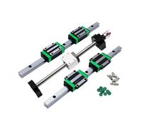 Guide lineari, guide di scorrimento a movimento li 2 Guide Lineari HGR20 + 4 Blocchi Scorrevoli HGH20CA + 1 Kit Vite A Sfere SFU1605(700mm)