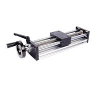 Guide lineari, guide di scorrimento a movimento li Guida lineare scorrevole a vite a sfere SFU1605 con volantino doppio asse ottico corsa 100 mm-500 mm parti(300mm)