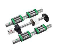 Guide lineari, Set Di Viti A Ricircolo Di Sfere L1100mm + Guide Lineari 2 Pezzi HGR20 Guida Quadrata + 4 Pezzi HGH20CA / HGW20CC Blocchi Carrelli For Macchina Cnc per fresatrici CNC(900mm)