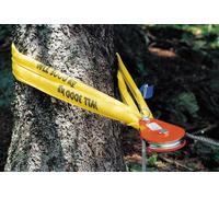 Kerbl Imbracatura Rotonda con Doppio Rivestimento per Legno, Cinghia di Sollevamento, Slittamento, Forza di trazione Diretta, 3000 kg/6000 kg, Circonferenza 6 m, Giallo