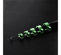 Guide per canna da pesca, buona resistenza, design semplice per un facile utilizzo, adatte per la maggior parte delle canne da pesca (14 pezzi, trasparenti e luminose)