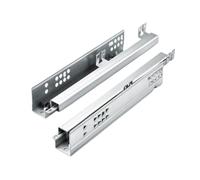 Guide Per Cassetti 1 paio 10 "-20" sotto il supporto idraulico guide for cassetti a chiusura morbida 2 sezioni serranda buffer tracce nascoste for(350mm)