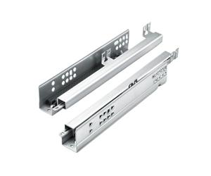 Guide per cassetti 1 paio 10 "-20" sotto il supporto idraulico guide for cassetti a chiusura morbida 2 sezioni serranda buffer tracce nascoste for(300mm)