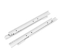 guide per cassetti 1 paio di binari for armadietti con due guide for cassetti muti, for computer, tavolo for, armadi for mobili, for tastiera, puleggia a rulli(16inch 40cm)