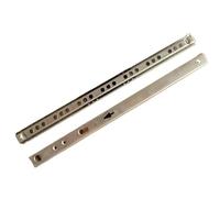 Guide Per Cassetti 1 paio di guide scorrevoli a sfera in acciaio for cassetti, a for, due sezioni, larghezza 17 mm, accessori for mobili in pieghevole(246mm)