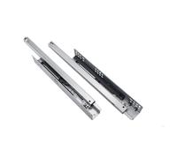 Guide Per Cassetti 1 Paio/lotto Cassetto Inferiore A Due Sezioni Con Binario Nascosto Buffer Di Smorzamento Della Guida Scorrimento 25 Kg(18inches 450mm)