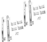 Guide per cassetti, 2 paia di guide for cassetti for cassettiere, tastiera da tavolo, con cuscinetti a sfera, for, guida for cassetto meno rumore