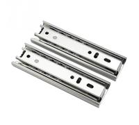 Guide per cassetti, 2 pezzi 5 pollici cassetto guida scorrevole chiusura ammortizzata mini for mobili vassoio for tastiera a 3 sezioni armadio