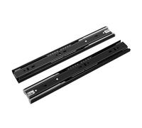 Guide Per Cassetti 2 pezzi guide for cassetti in metallo con tampone, larghezza binario 8-22", 45 mm, scorrevoli a tre sezioni, accessori for mobili(10 inch(250MM))
