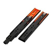 guide per cassetti 2 pezzi in metallo buffer guide for cassetti larghezza pista 12-20 pollici 45mm mute guida a tre sezioni scorrevole raccordi hardware for mobili(35cm)