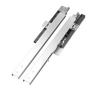 Guide per Cassetti a Scomparsa Chiusura Ammortizzata Portata 60kg, 1 Coppia | Componenti di Ricambio per Mobili da Cucina Cestelli Estraibili Armadi con Ammortizzatore Idraulico(12″/30cm)