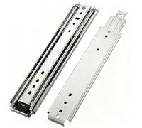 Guide Per Cassetti Ad Estrazione Totale Larghezza 76 Mm Montaggio Laterale Guide Di Scorrimento Con Cuscinetti A Sfera 3 Volte 1 Paio Di Guida Di Scorrimento Di Grado Industriale(750mm)