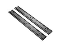 Guide Per Cassetti Binario scorrevole for cassetti, addensato, guida silenziosa a 3 sezioni, binario a tre, ferramenta for porte di armadi(35cm)
