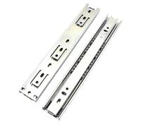 Guide per cassetti con chiusura ammortizzata, Guide for cassetti con cuscinetti a sfera resistenti e silenziose a tre sezioni, confezione da 2, 10-16 pollici(16inch)