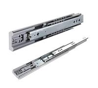 Guide per cassetti con Chiusura Ammortizzata - Guide per cassetti ad Estensione Completa Guide con Cuscinetti a Sfera in Metallo - Spingi e Tira Senza intoppi, 1 Paio di Guide per carichi Pesanti, da