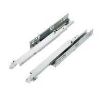 Guide per cassetti con chiusura ammortizzata sotto 1 Paio Di Guide For Cassetti Sottotop Con Chiusura Ammortizzata, A Tre Sezioni(14in 350mm)