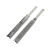 Guide per cassetti con chiusura ammortizzata sotto 2 pezzi 9'' Lunghezza Cassetto Guida Scorrevole 38mm Larghezza Acciaio Laminato a Freddo Pieghevole Telescopico Cuscinetto a Sfere Mobile