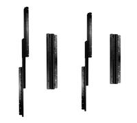 Guide per cassetti con chiusura ammortizzata sotto Guida for scale portante ispessita, pompa for scarpe, armadio, installazione inferiore, guida, a tre sezioni(400mm to 700mm)