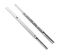 Guide per cassetti con chiusura ammortizzata sotto Guide for guide for cassetti con sfere in acciaio larghe 17/27/30, for in cuscinetti a gola, fai da te, 1 paio, micro for in(17MM 15inch 374mm)