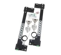 Guide per cassetti con chiusura ammortizzata sotto Hardware Pieghevole Telescopico Con Montaggio Laterale Su Binario Di Scorrimento Invisibile For Porta(14inch-350mm)