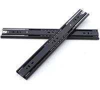 Guide per cassetti con cuscinetti a sfera, Guide for cassetti ad estrazione completa con chiusura ammortizzata, capacità di 45 kg, confezione da 2 10-20 pollici(10in)