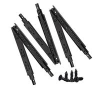 Guide per cassetti da 6 Pezzi - Guide per cassetti con Cuscinetti a Sfera ad Estensione Completa, Fori di Fissaggio Multipli/Comodo per l'installazione e la Messa in Servizio, Guide per Hardware