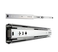 Guide per cassetti da mobile, Guide for cassetti a 3 pieghe, ad estrazione totale, con cuscinetti a sfera, in metallo, 250-1500 mm, confezione da 2, capacità di carico 120 kg(16 Inch(400 mm))