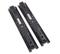 Guide per cassetti da mobile, Guide for cassetti Push To Open Cuscinetto a sfera a 3 sezioni Chiusura ammortizzata Montaggio laterale Confezione da 2 misure multiple(500mm(20in))