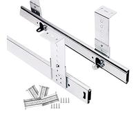 Guide per cassetti Guide con Cuscinetti a Sfera per carichi Pesanti, 2 Pezzi, per Piattaforma per Parole Chiave sotto la scrivania/scaffale/Ripiani/cassetto, Guide di Scorrimento per Tavolo, mobili