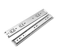 guide per cassetti Guide for cassetti in acciaio inossidabile con chiusura ammortizzata, guide for a tre sezioni, smorzatore tampone(Normal 12inch 30cm)