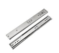 guide per cassetti Guide for cassetti in acciaio inossidabile con chiusura ammortizzata, guide for a tre sezioni, smorzatore tampone(Buffer 18inch 45cm)