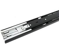 guide per cassetti, Guide for cassetti in acciaio laminato a freddo da 10"-20" Binario con chiusura ammortizzata Chiusura silenziosa di scorrimento a tre sezioni(Buffer 12inch 30cm)