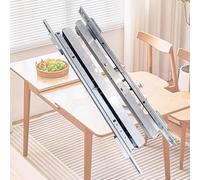Guide Per Cassetti Per Estensione Del Piano Cucina,Guide Per Cassetti Nascosti Per Tavoli Elevatori Con Chiusura Ammortizzata Nascosta Per Tavolo Da Pranzo,Scrivania,Tavolo Gioco 1000*400*750mm
