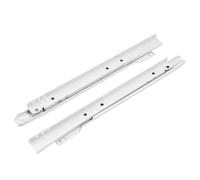 Guide Per Cassetti Puleggia Mobili Due Sezioni Cassetto Binario Guide Computer Tavolo Scivolo Binari Armadio(16inch-40cm)