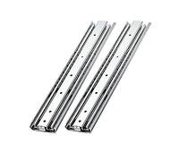 Guide per cassetti resistenti, 250-1000 mm, estensione completa, con cuscinetti a sfera, larghezza 71 mm, montaggio laterale, capacità di carico 220 kg, 1 coppia (350 mm/14 pollici) per un