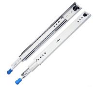 Guide per cassetti resistenti da 53 mm, ampie guide per cassetti con serratura e design buffer per camper e armadi industriali, capacità di carico 120 kg, scorrimento liscio a 3 sezioni (40,6 cm)