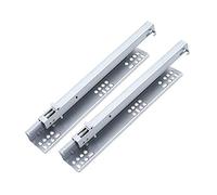 Guide per cassetti resistenti per cassetti, chiusura ammortizzata, 30,5 cm, 1 paio, guide per cassetti con cuscinetti a sfera, estensione parziale nascosta