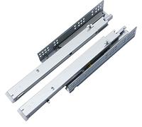 Guide per cassetti resistenti per cassetti nascosti sul fondo, guide per cassetti con cuscinetti a sfera a estensione completa, guide per cassetti in metallo, capacità di carico 29,9 kg