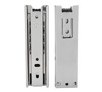 Guida per Cassetti Uscita Cassetto scorrevoli mobili Guida Ferroviario Completa Estensione Mini Corto Kitchen Ball Bearing Cupboard Hardware 5x1.37 Pollici (2 Pezzi)