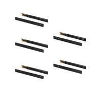 Guide per cassetti - Set di 5, tipo di sfere, altezza 45 mm, profondità 500 mm, rimozione totale, chiusura morbida, colore nero.