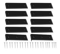 Guide per cuccette per rimorchi per barche, resistenti, 7,6 x 25,4 cm, kit di 10 terminali a castello per un facile lancio, carico liscio, rampe marine, compatibili con la maggior parte dei rimorchi
