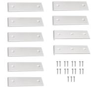 Guide per cuccette per rimorchi per barche, resistenti, 7,6 x 25,4 cm, kit di 10 terminali a castello per un facile lancio, carico liscio, rampe marine, compatibili con la maggior parte dei rimorchi