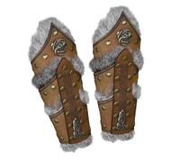 Guide per il supporto degli uomini per le donne 1 paio di protezioni per braccia medievali | Pista medievale di -Ritter-Arm in pelle sintetica, Steampunk-Men-baising